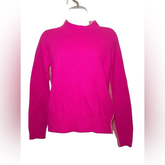 Essentiel Antwerp Cama Sweater Size 2 – Shocking Rose Pink Merino Wool Cashmere - Picture 4 of 10